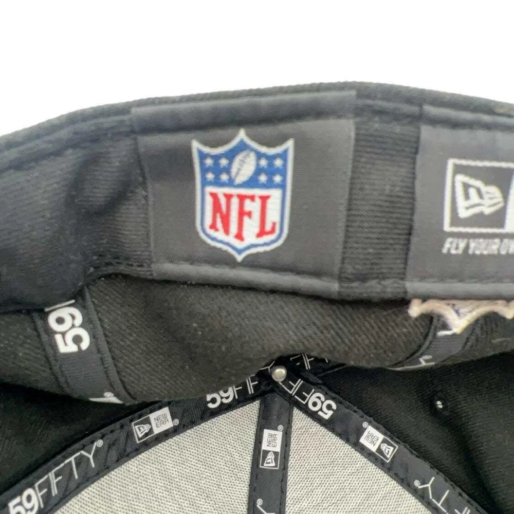 NFL San Francisco‎ 49ers New Era 59FIFTY Fitted Hat Black size 7